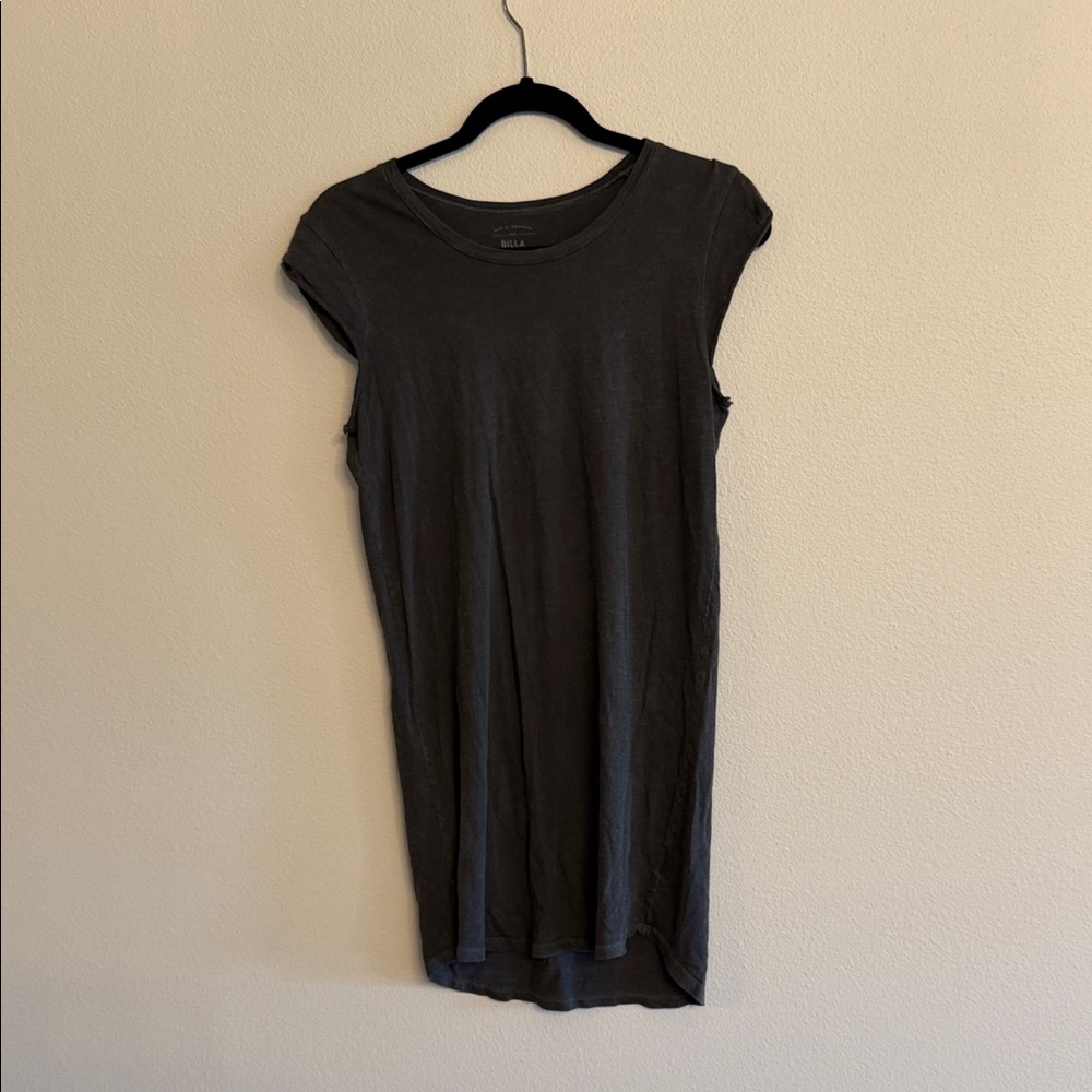 Billabong Women's Charcoal Short Sleeve Dress